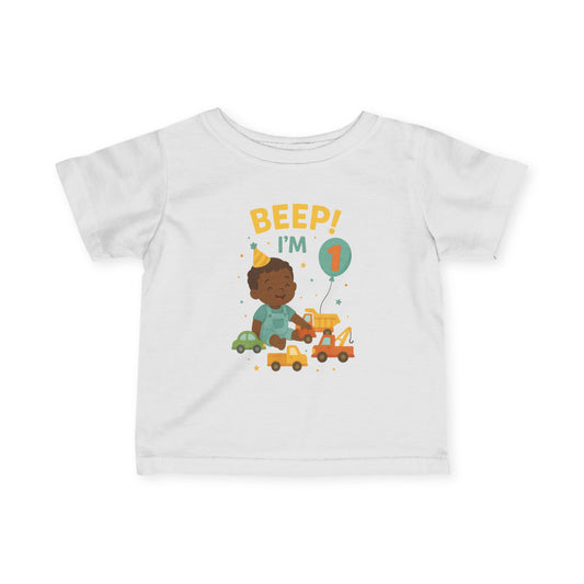 Toddler Tee with Toy Cars and Trucks - African-American Child